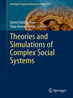 cover image of Theories and Simulations of Complex Social Systems